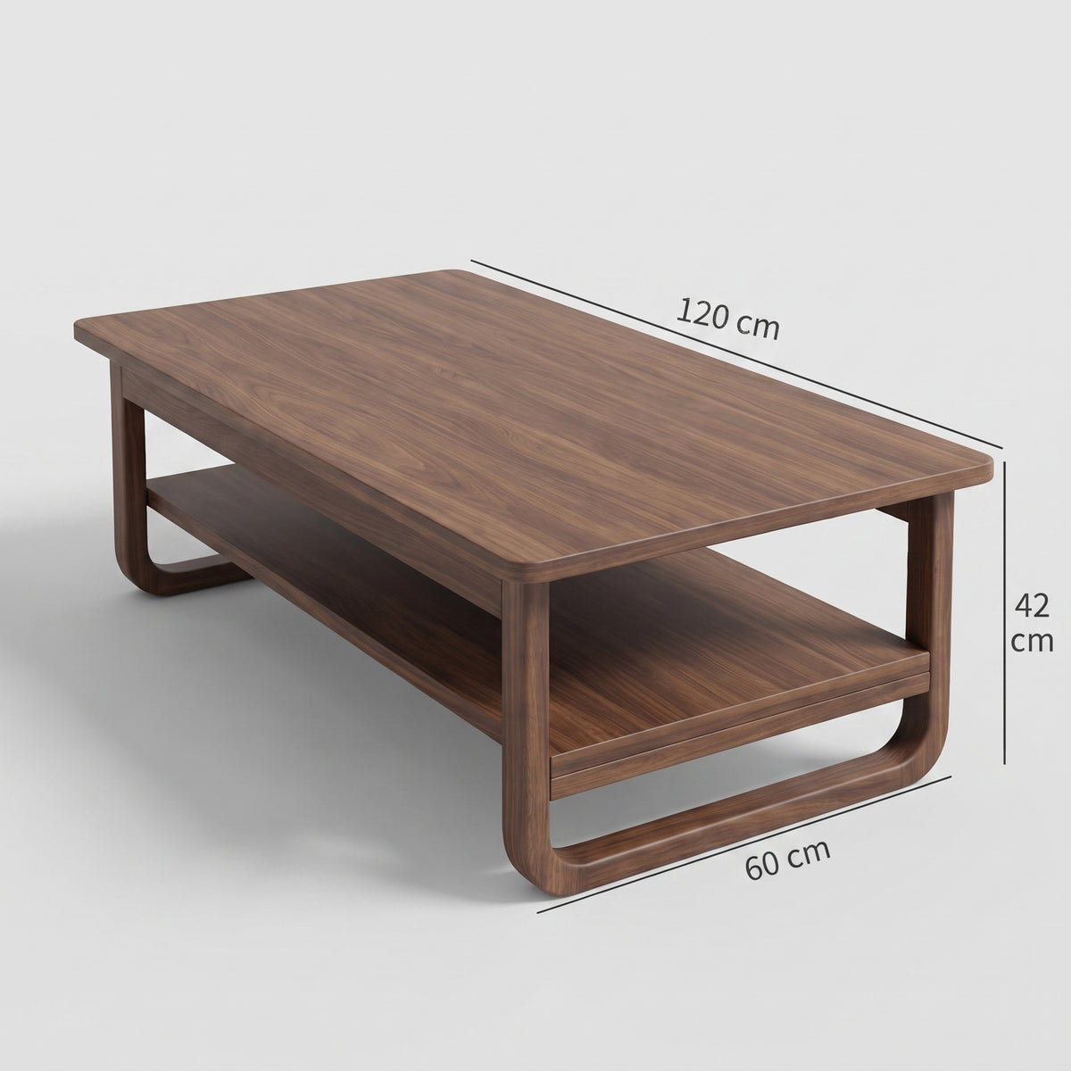 Rectangular Coffee Table – Small Apartment Living Room Table