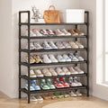 Adjustable Multi-Tier Metal Shoe Rack for Entryway Storage