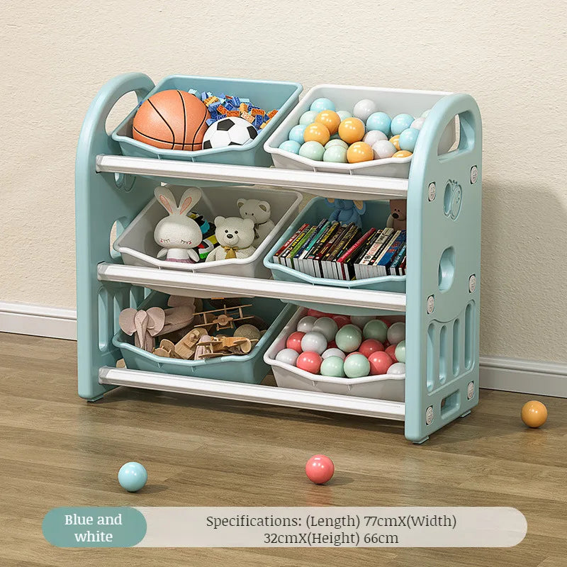 Toy Storage Cabinet - Kids Sorting Organizer Cabinet