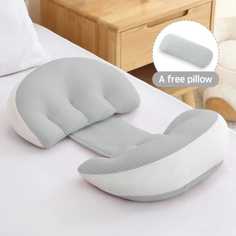 Pregnancy Pillow Set – Waist Support with Free Auxiliary Pillow