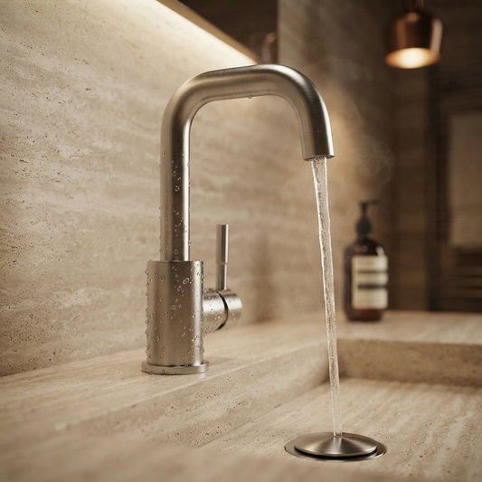 Stainless Steel Bathroom Faucet - MapleFair Basin Faucet