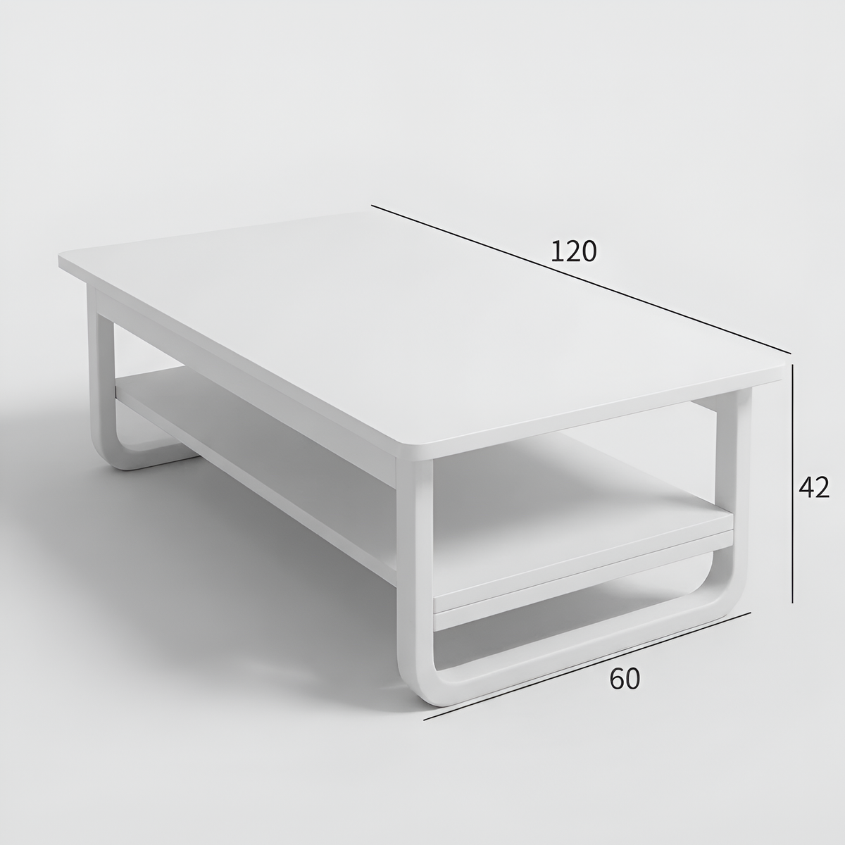 Rectangular Coffee Table – Small Apartment Living Room Table
