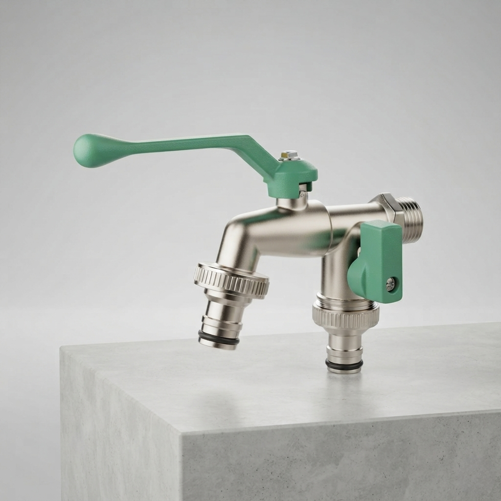 Brass Garden Water Tap - MapleFair Outdoor Faucet