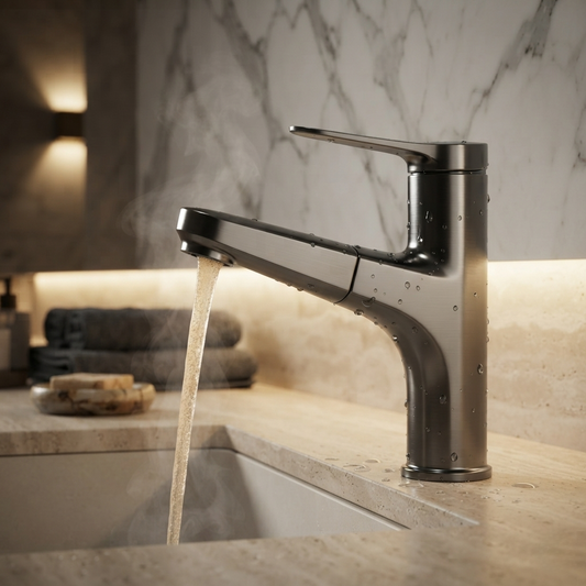 Brass Bathroom Basin Faucet - Premium Modern Faucet