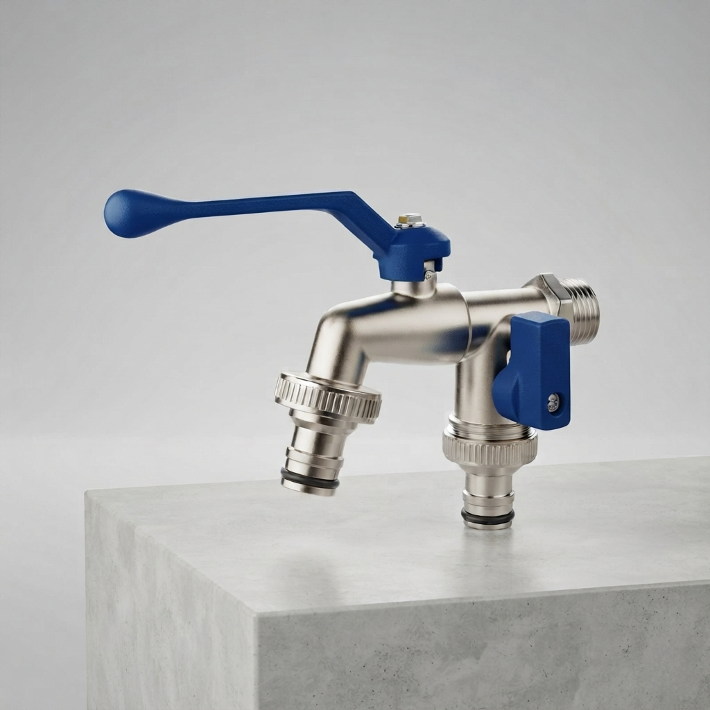 Brass Garden Water Tap - MapleFair Outdoor Faucet