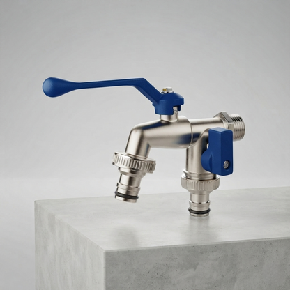 Brass Garden Water Tap - MapleFair Outdoor Faucet