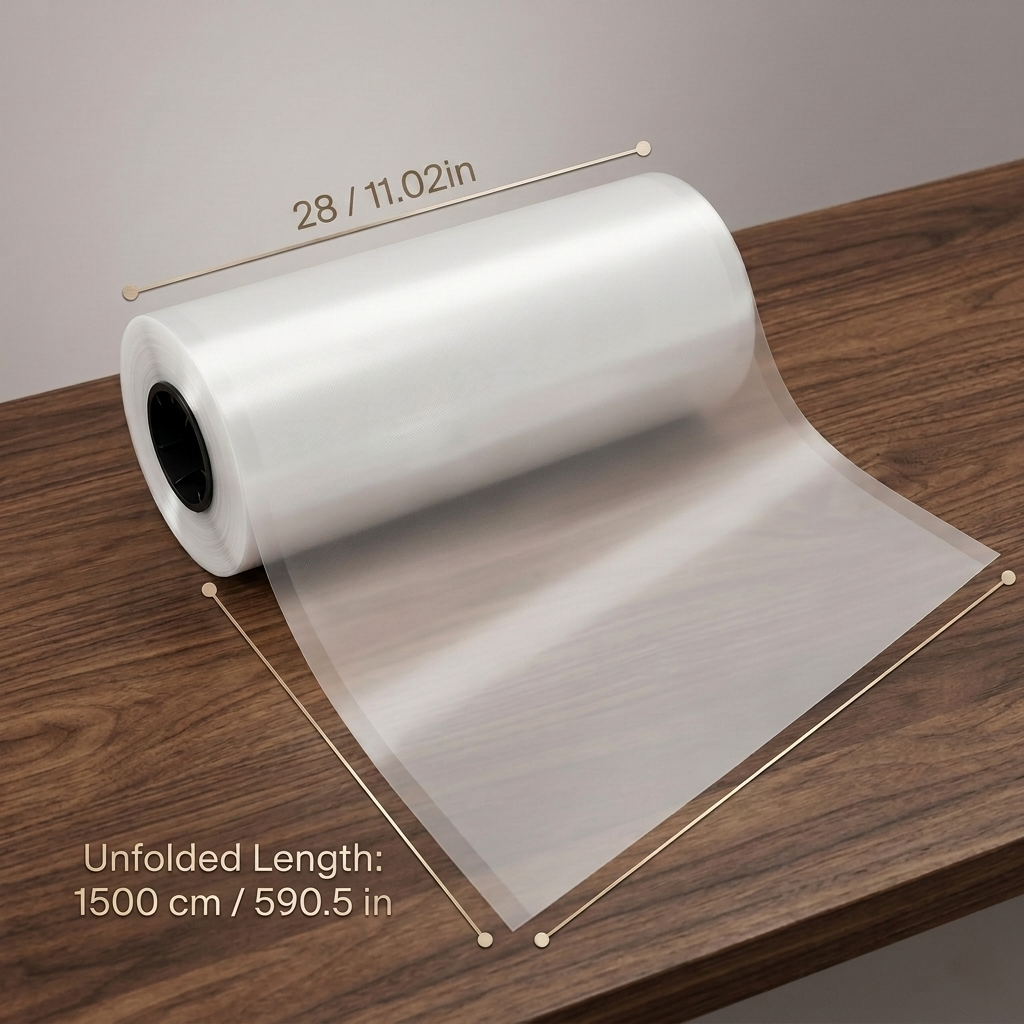 Vacuum Sealer Bags Roll - BPA-Free Food Storage Roll