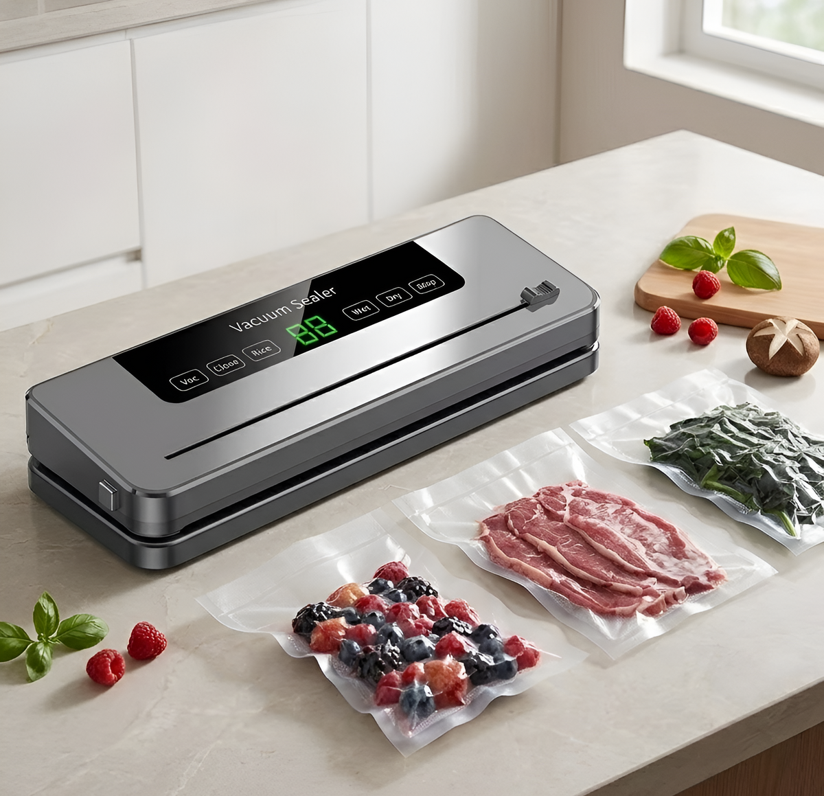 CENRR Professional Food Vacuum Sealer - Kitchen Vacuum Sealer Machine