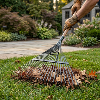 Garden Rake Head - 22-Tooth Durable Yard Rake