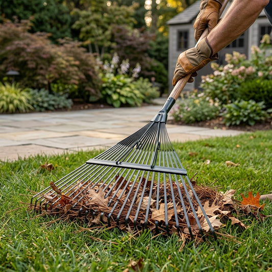 Garden Rake Head - 22-Tooth Durable Yard Rake
