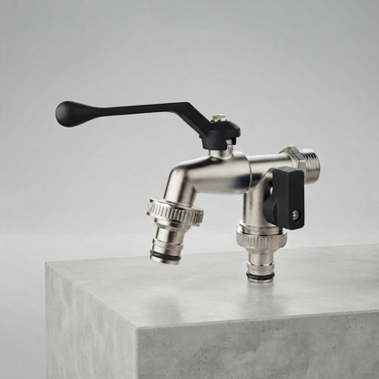 Brass Garden Water Tap - MapleFair Outdoor Faucet