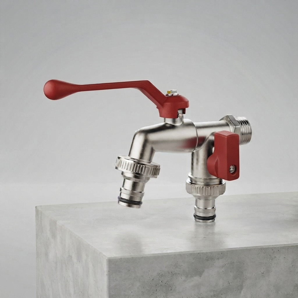 Brass Garden Water Tap - MapleFair Outdoor Faucet