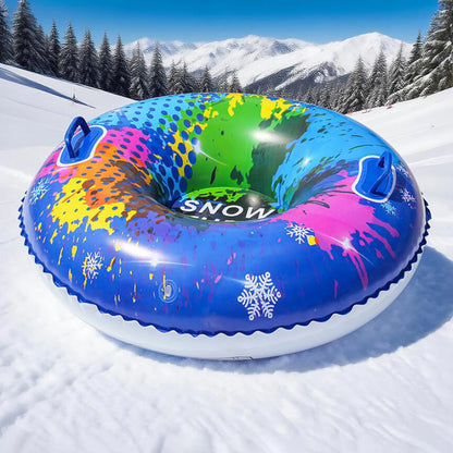Winter Sled Tube - Inflatable Snow Tube Family Gift