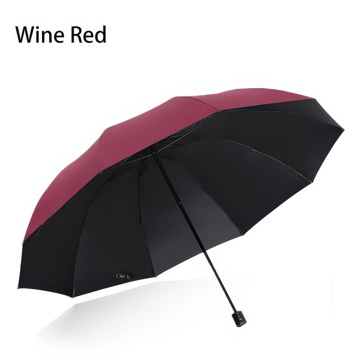 Extra-Large 130cm Folding Sun and Rain Umbrella, Windproof and Waterproof