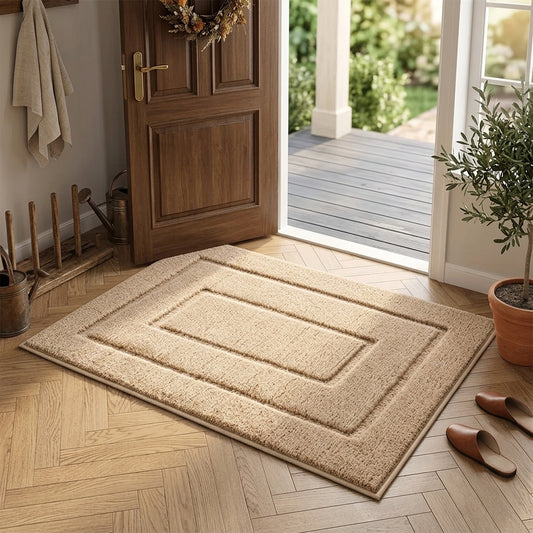 Indoor Door Mat - Washable Absorbent Entry Rug
