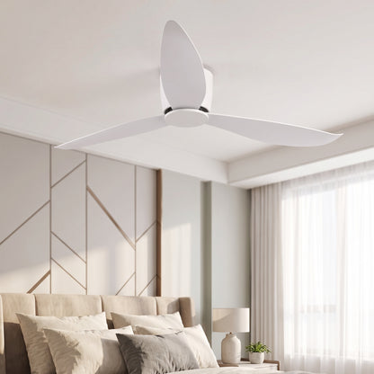 36/44/52-Inch Low-Profile Ceiling Fan with Remote Control