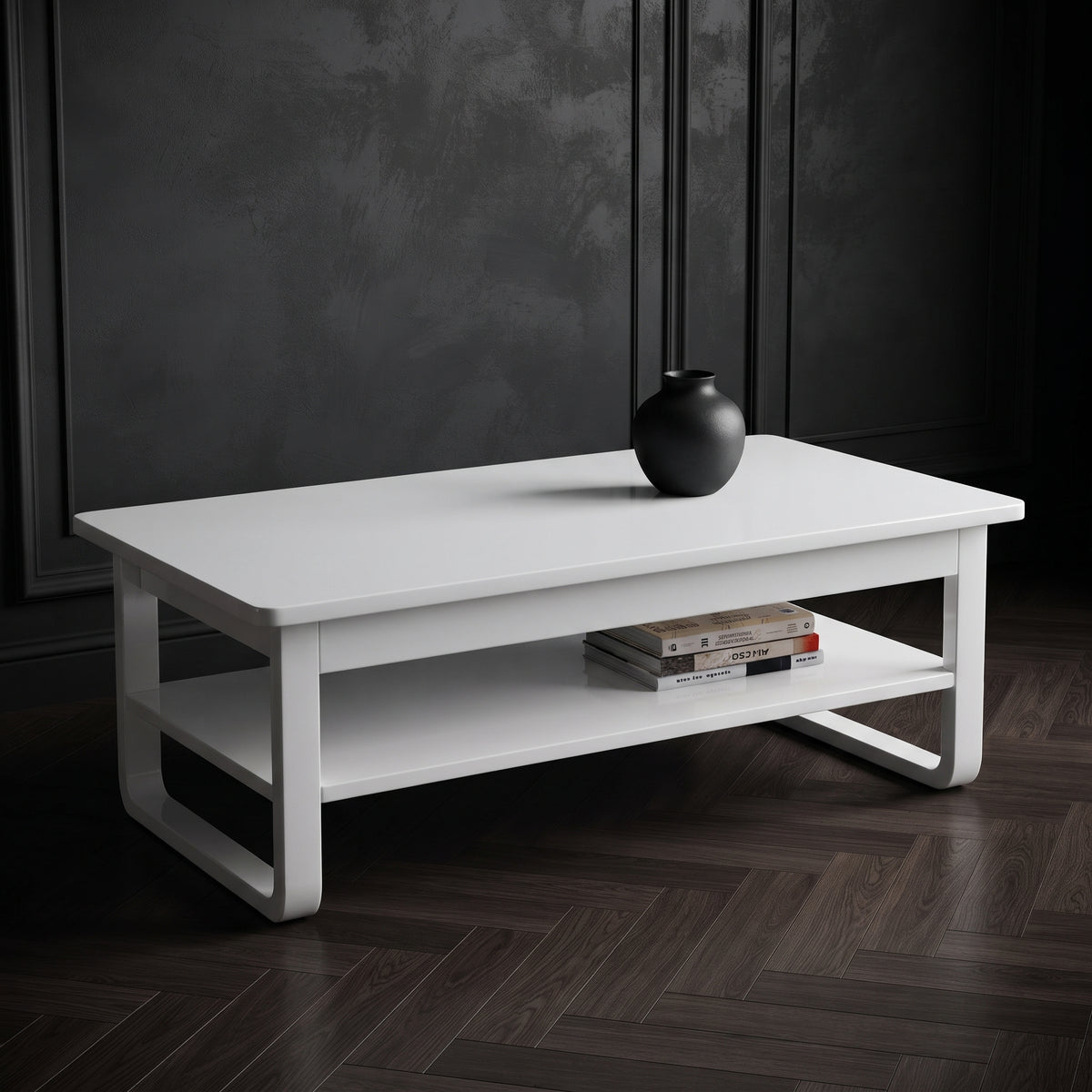 Rectangular Coffee Table – Small Apartment Living Room Table