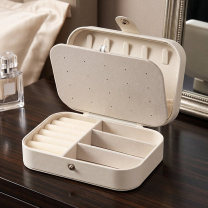 Mini Jewelry Box – Velvet Lined Travel Case for Rings & Earrings