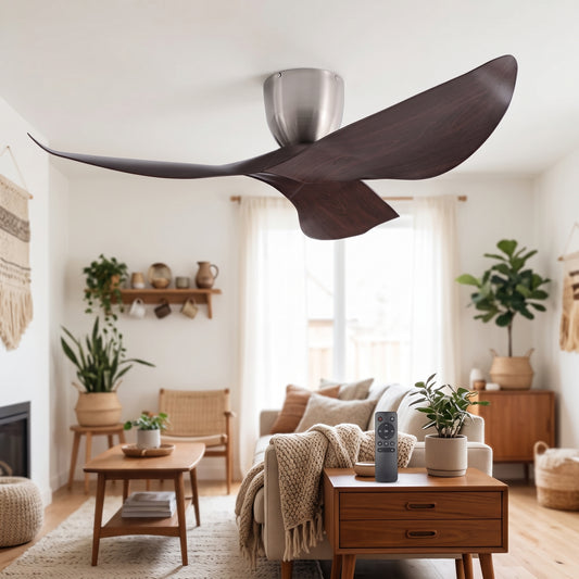 FUMANJIA 60-Inch Vintage Industrial Ceiling Fan for Home with Remote