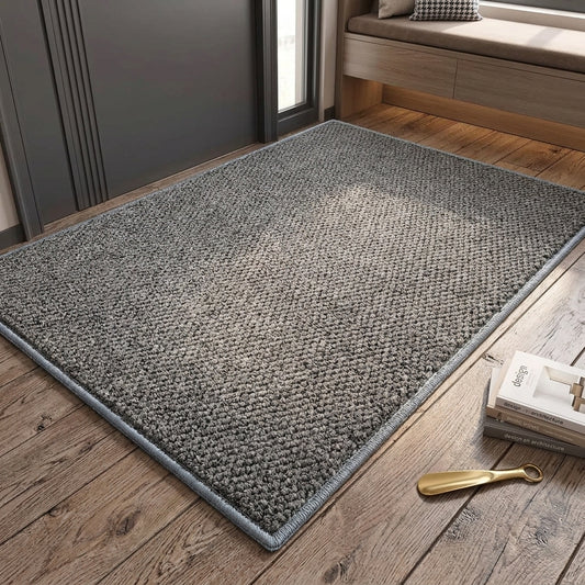 Front Door Mat - Washable Non-Slip Entryway Rug