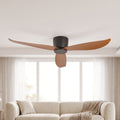 36/44/52-Inch Low-Profile Ceiling Fan with Remote Control
