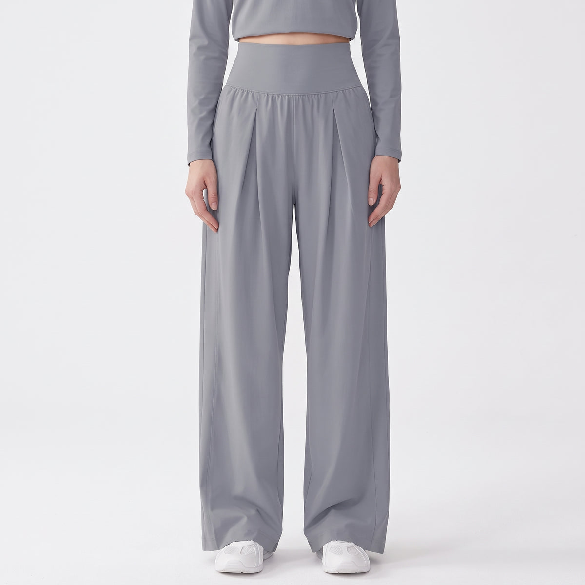 Quick-Dry Wide Leg Pants for Women, Loose Straight Fit for Yoga, Running and Casual Wear