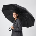 Automatic Folding Umbrella with UV-Blocking Canopy, Sun and Rain Protection