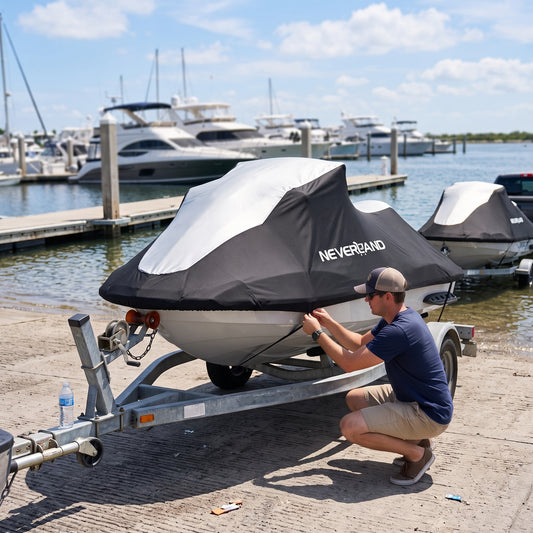 Waterproof Jet Ski Cover for 3-Seat Personal Watercraft