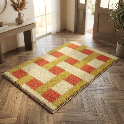 Retro Bathroom Mat - Ancient Style Non-Slip Rug