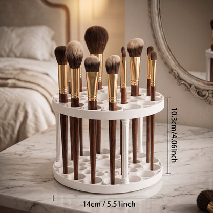 Rotating Brush Holder – 360° Makeup Brush Storage Bucket
