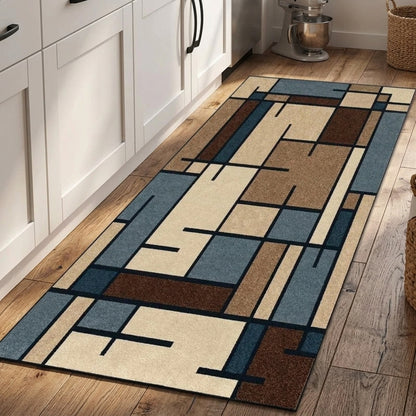 Kitchen Runner Mat - Modern Non-Slip Long Rug