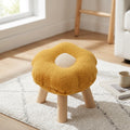 Foot Rest Stool - Wooden Non-Slip Under Desk Ottoman