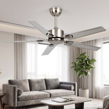 Modern 60-Inch Ceiling Fan for Home – 5 Blades, Indoor/Outdoor