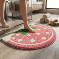 Floral Floor Mat - Soft Absorbent Non-Slip Pad