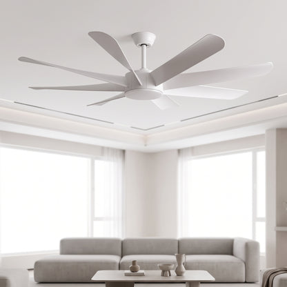 FUMANJIA 60-Inch Ceiling Fan with Light for Home – 8 Blades, Remote