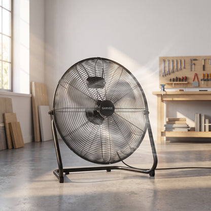 12/18/20-Inch Three-Speed Industrial Floor Fan with Carry Handle