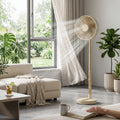 Foldable USB Rechargeable Fan with Four Speeds and Timer