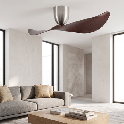 FUMANJIA 52-Inch Low-Profile Ceiling Fan for Home – No Light, Remote