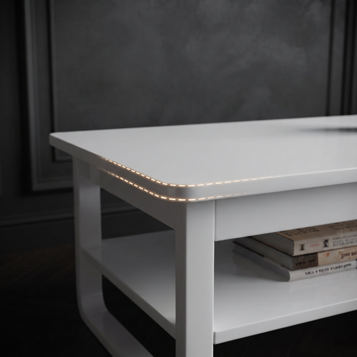 Rectangular Coffee Table – Small Apartment Living Room Table