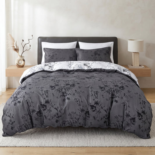 Patterned Duvet Cover Set – Zhusheng Kongye Print 3pcs Bedding