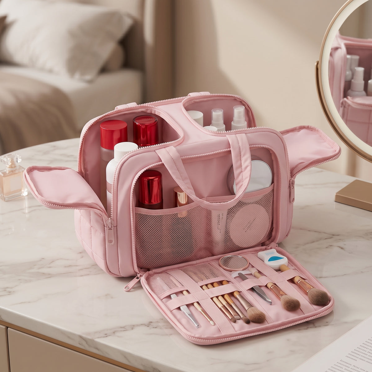 Travel Cosmetic Bag – Large Capacity Waterproof Wash Bag