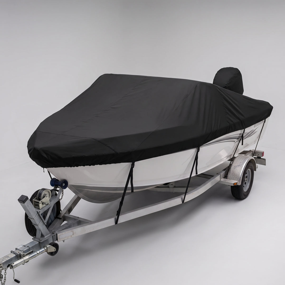 Waterproof Marine Boat Cover for V-Hull & Fishing Boats