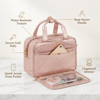 Travel Toiletry Organizer – Hanging Bathroom Storage Case