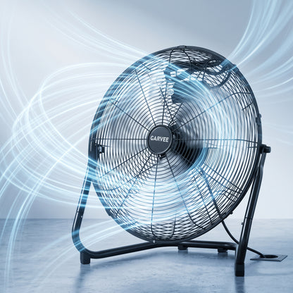 12/18/20-Inch Three-Speed Industrial Floor Fan with Carry Handle