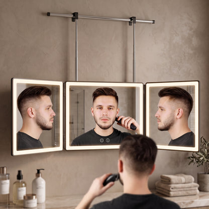 Trifold Makeup Mirror – 360° Adjustable Travel Vanity Mirror
