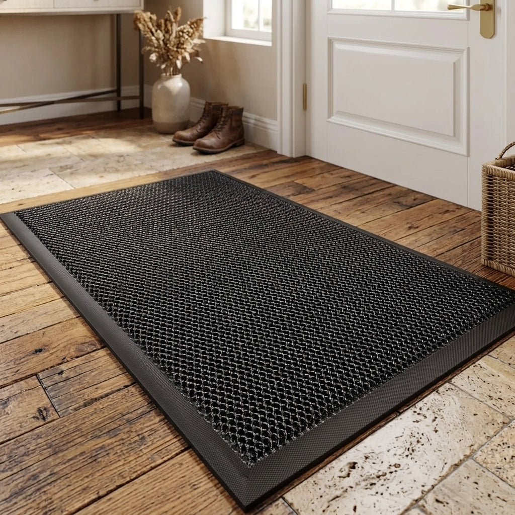 PVC Rubber Doormat - Water Resistant Welcome Mat
