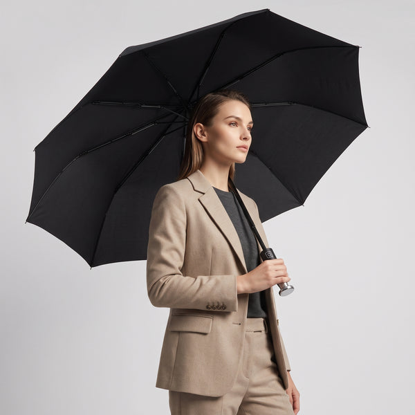 Windproof Folding Car Umbrella with UV and Rain Protection