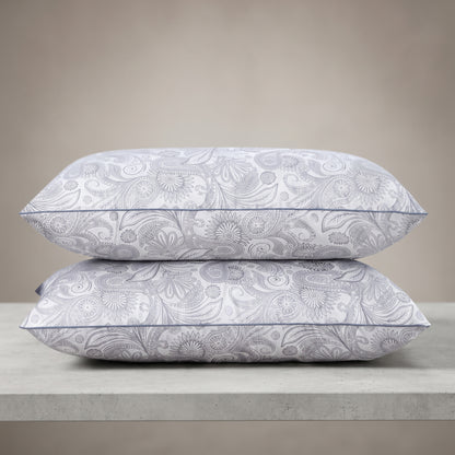 Sleeping Pillow Set – 2PC Brushed Texture Patterned Pillows