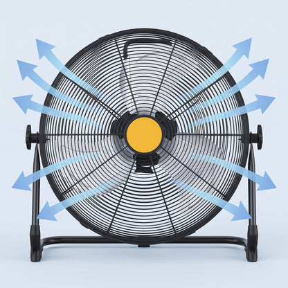 Turbo 12/16-Inch Floor Fan | Plugin in & Battery