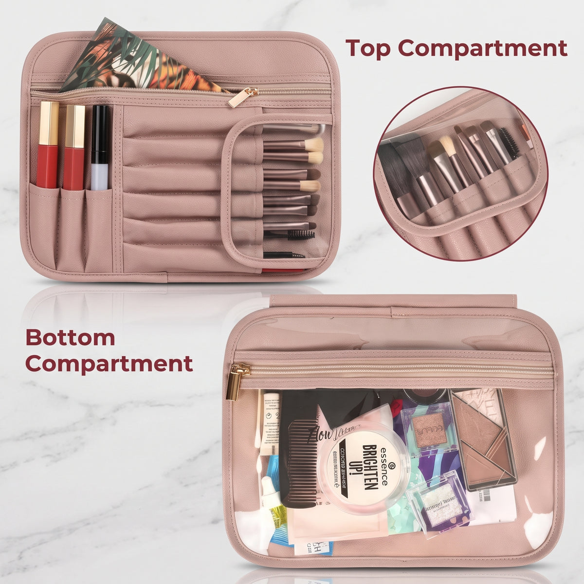 Travel Toiletry Organizer – Hanging Bathroom Storage Case